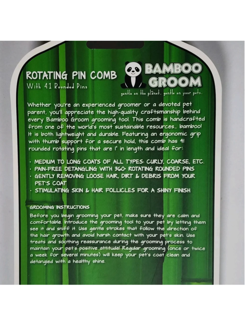 Bamboo Groom / Alcott bamboo groom